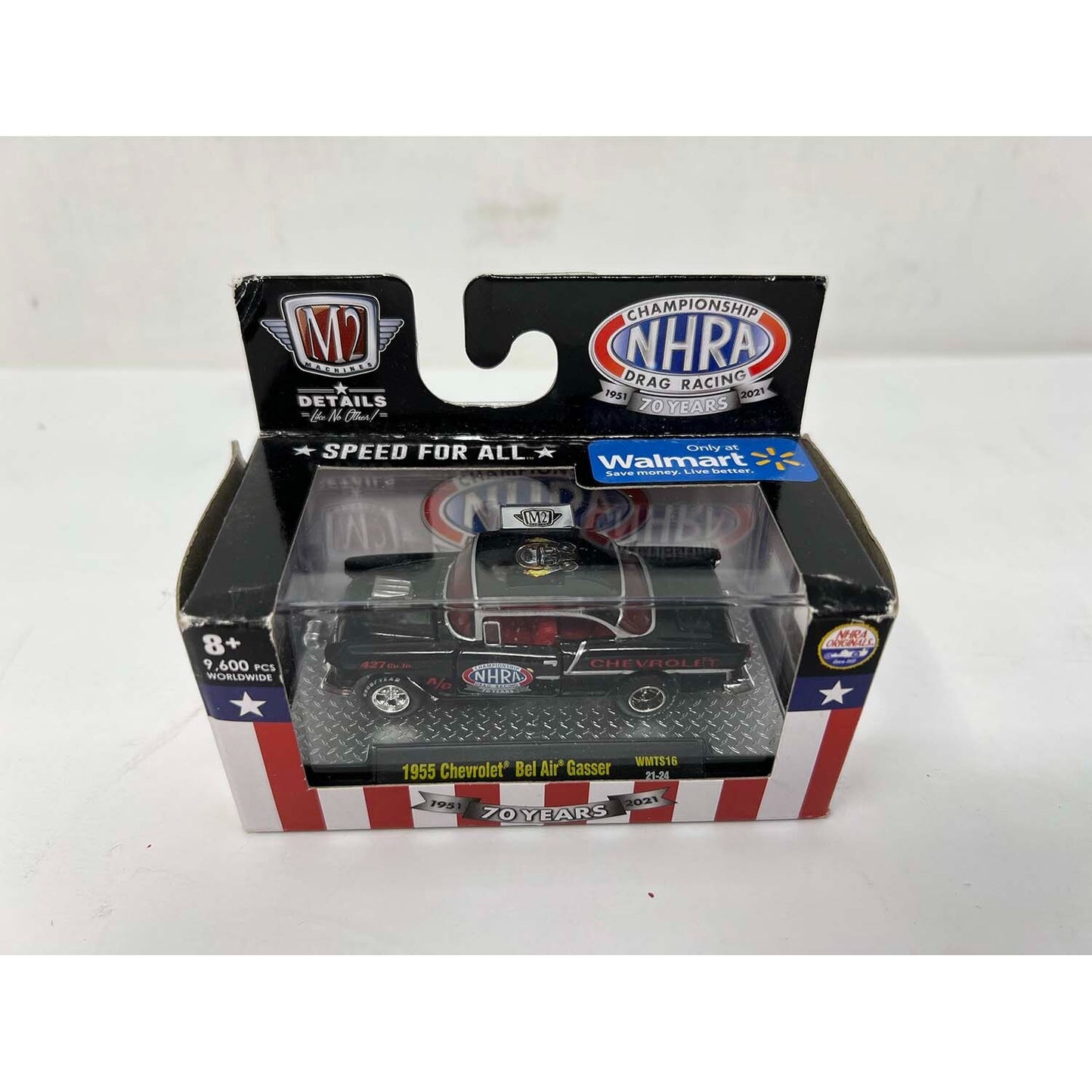 M2 Machines NHRA 1955 Chevrolet Bel Air Gasser 1:64 Diecast