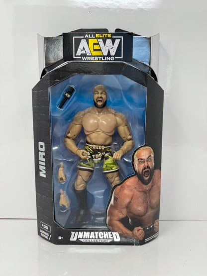 Jazwares AEW Unmatched Series 1 Miro Action Figure