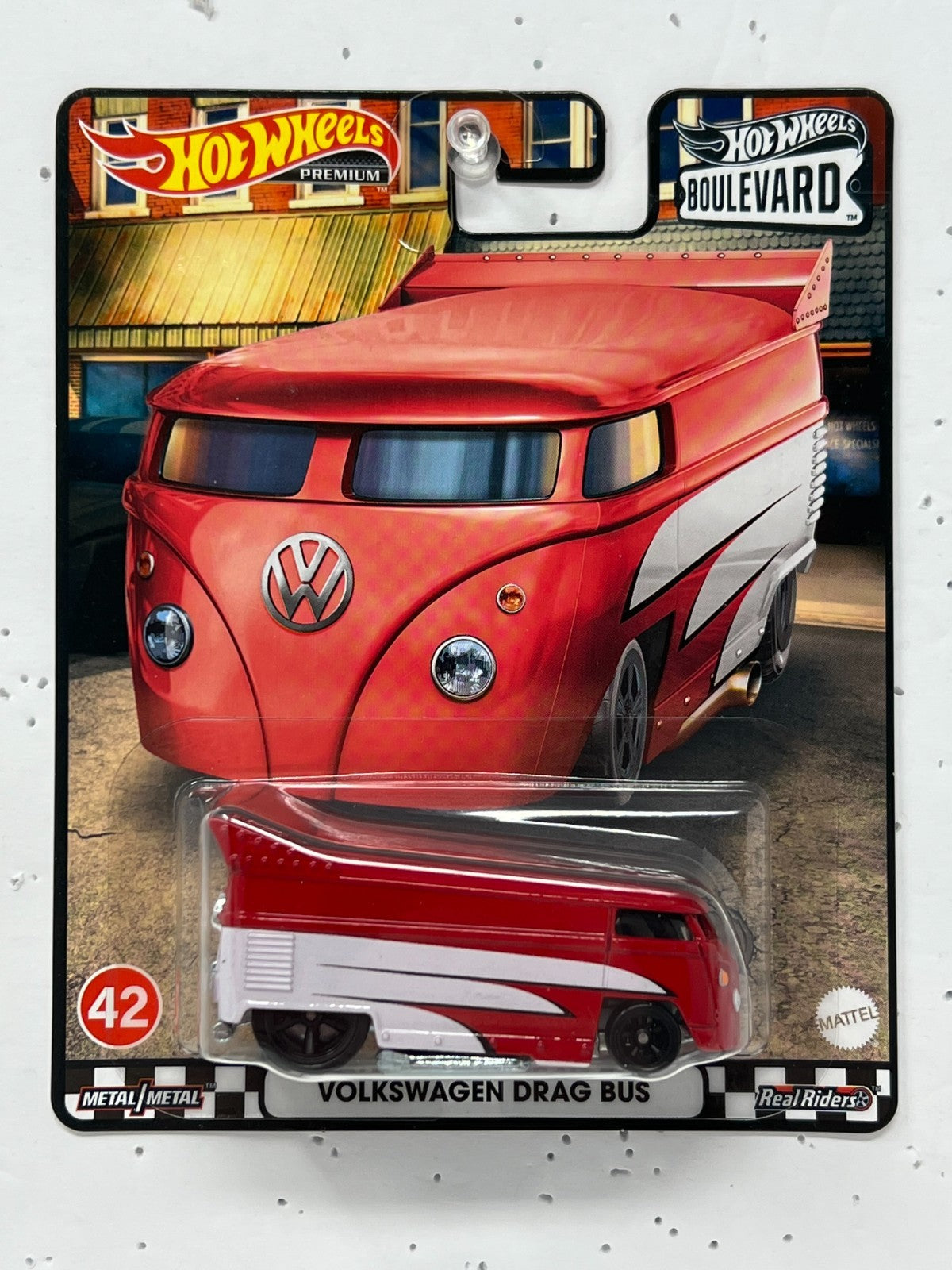 Hot Wheels Premium Boulevard #42 Volkswagen Drag Bus 1:64 Diecast