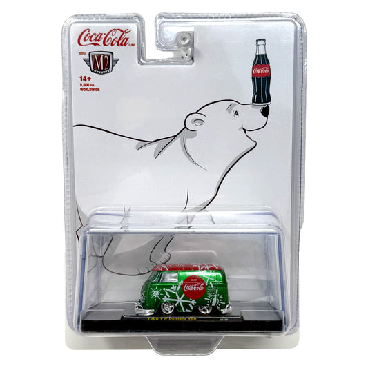 M2 Machines Coca-Cola Polar Bear 1960 Volkswagen Delivery Van 1:64 Diecast
