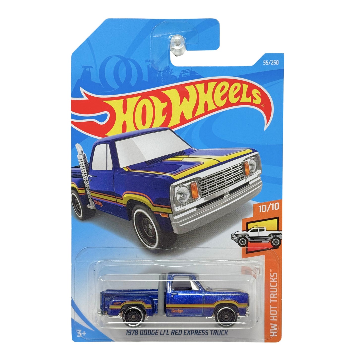 Hot Wheels Hot Trucks 1978 Dodge Li’l Red Express Truck 1:64 Diecast V3
