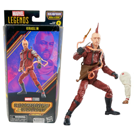Marvel Legends GOTG Vol.3 Kraglin Action Figure w/ Cosmo BAF Piece