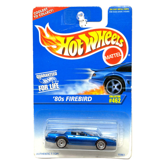 Hot Wheels 80s Firebird Collector #462 1:64 Diecast Blue V2