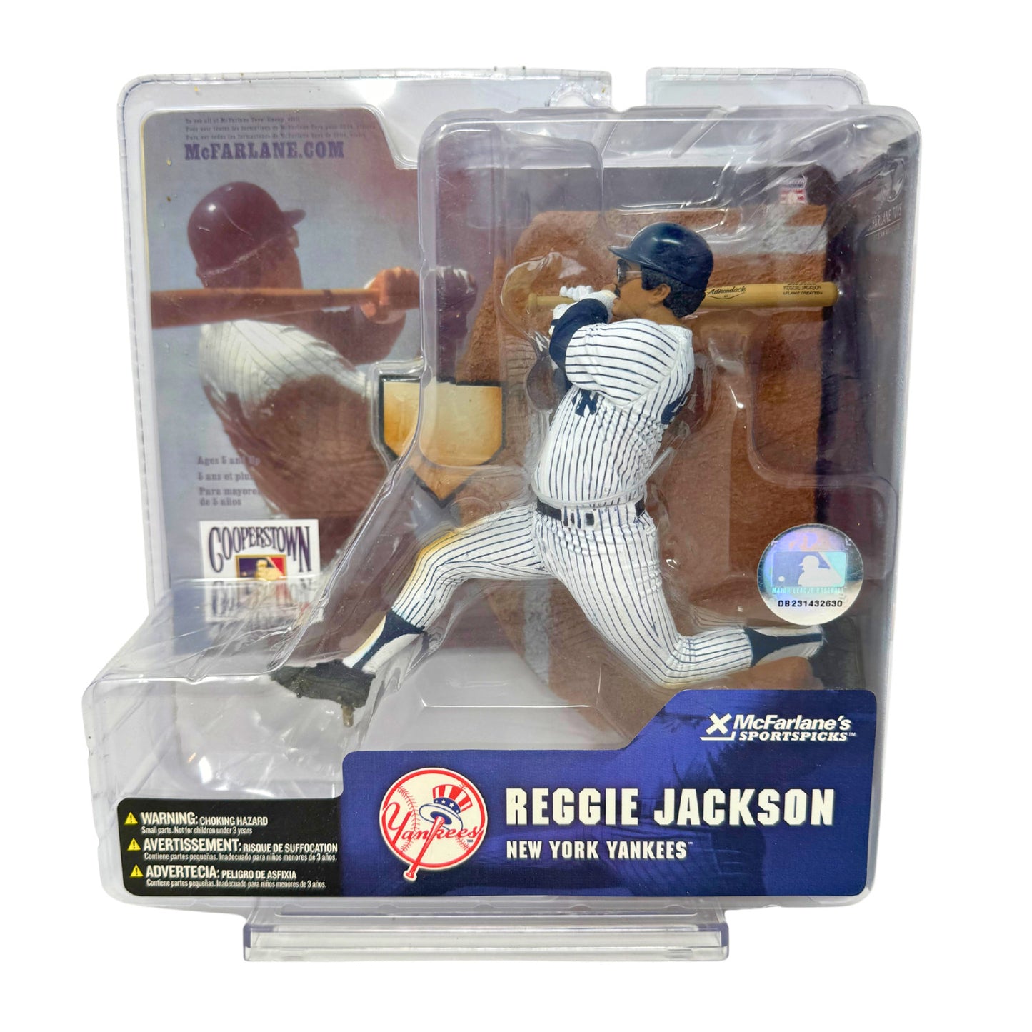 McFarlane MLB Reggie Jackson New York Yankees Cooperstown Collection Figure