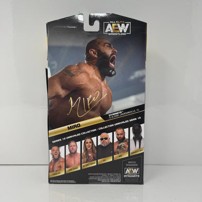 Jazwares AEW Unrivaled Series 10 Miro TNT Champion Action Figure