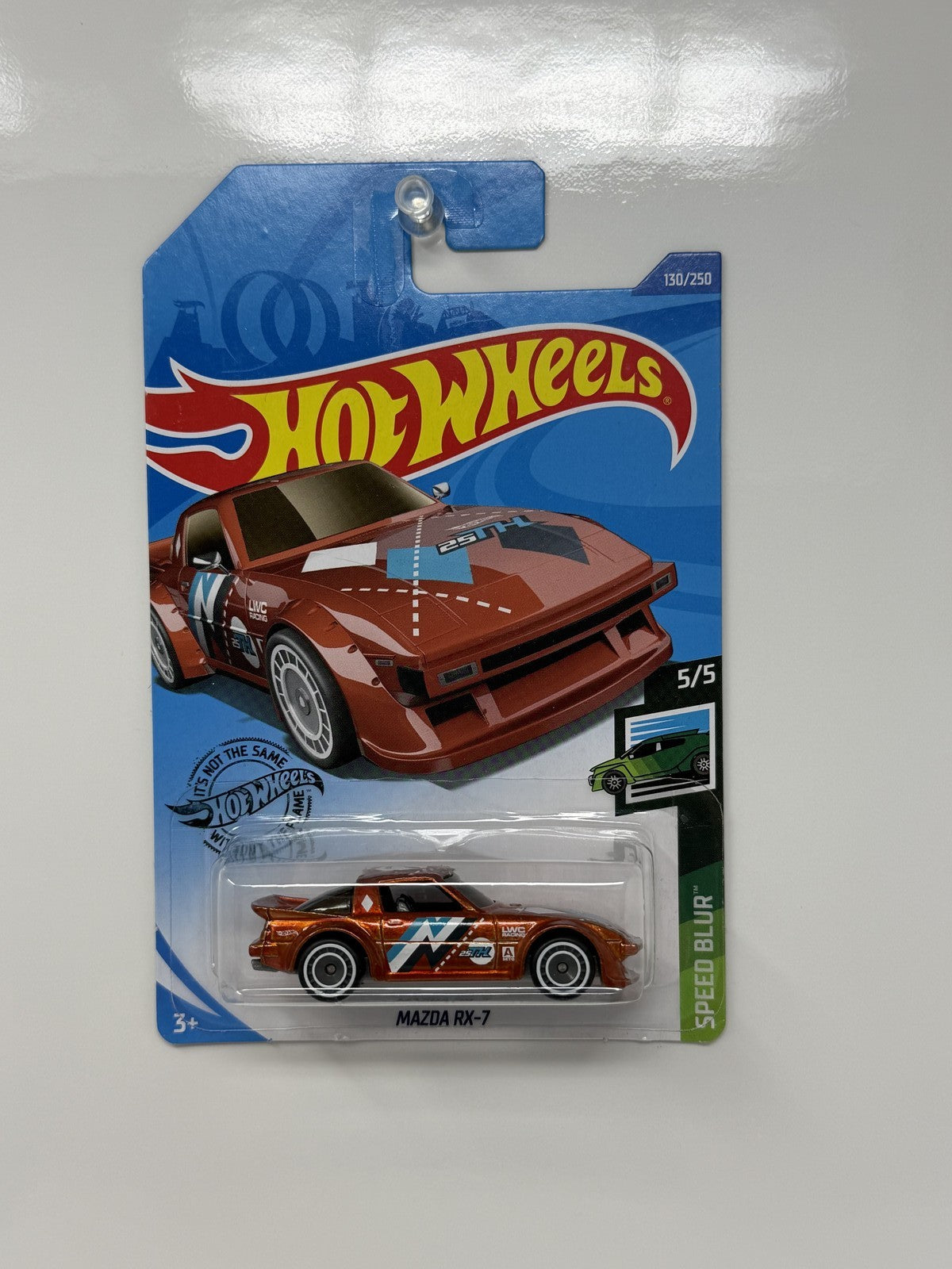 Hot Wheels Super Treasure Hunt Mazda RX-7 Speed Blur 1:64 Diecast STH