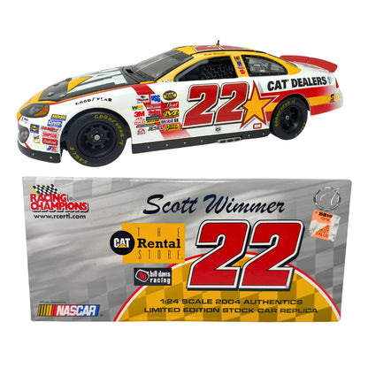 Racing Champions Nascar Scott Wimmer #22 The Cat Rental Store 1:24 Diecast