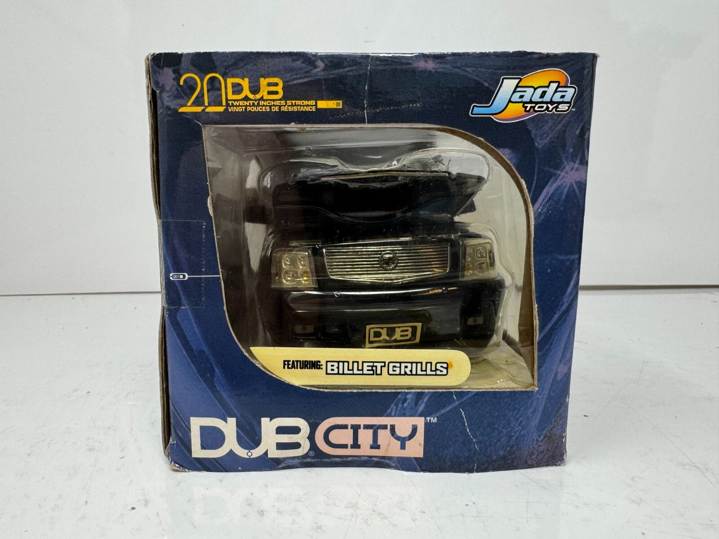 Jada Dub City 2002 Cadillac Escalade 1:24 Diecast KMC Wheels 20 Inch SS Rims