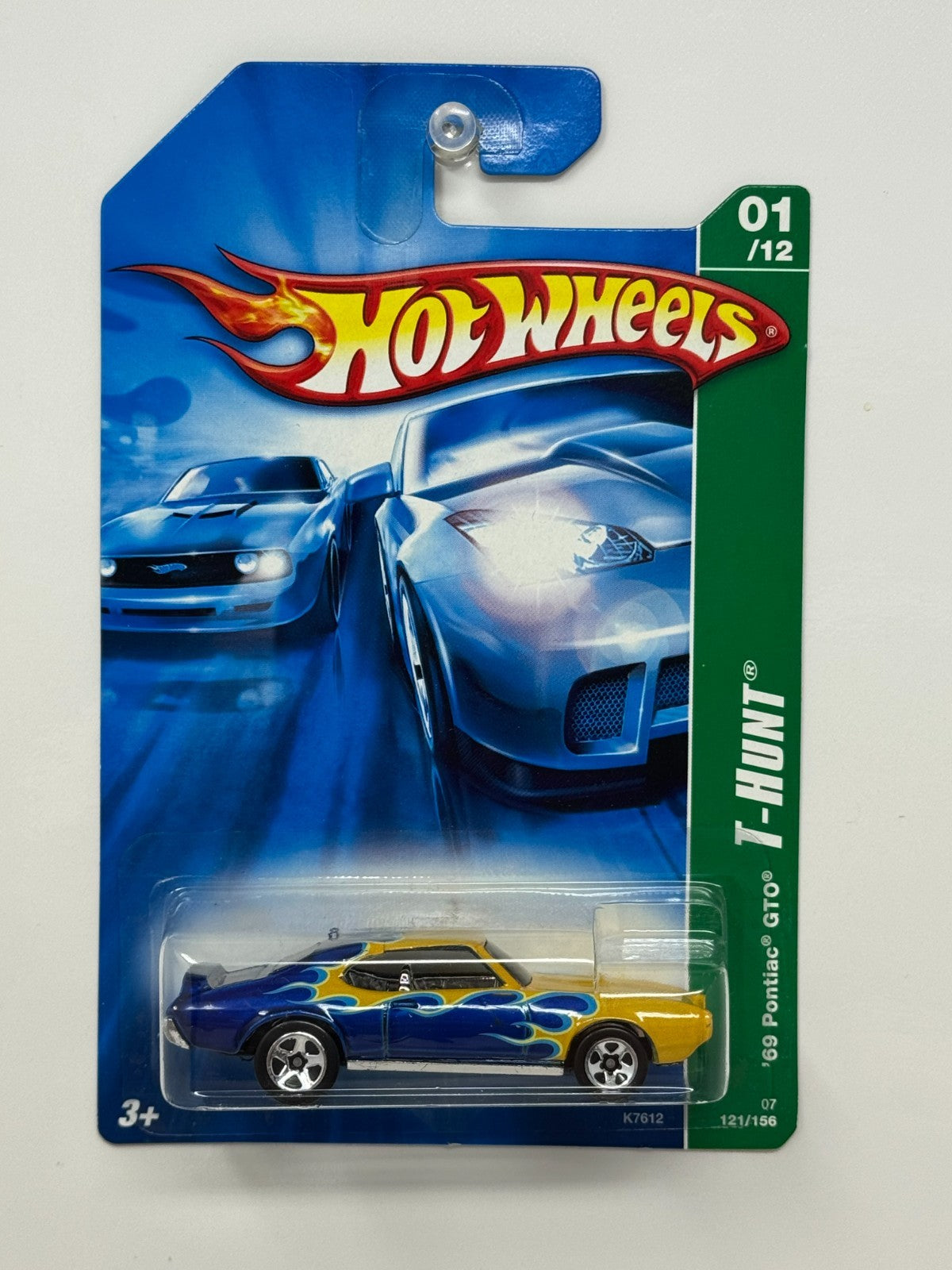 Hot Wheels T-Hunt Treasure Hunt 1969 Pontiac GTO 1:64 Diecast