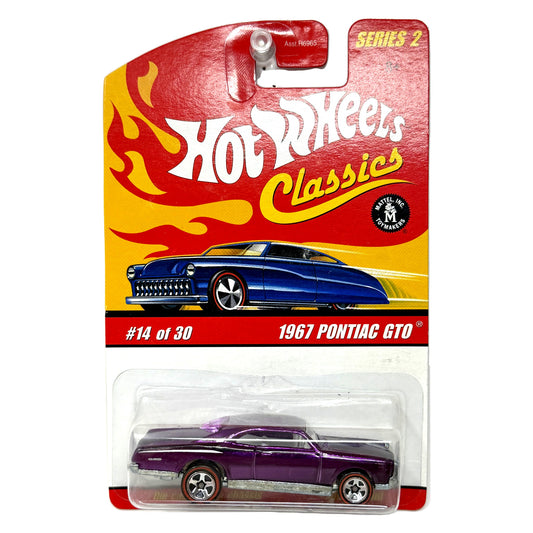 Hot Wheels Classics Series 2 1967 Pontiac GTO Spectraflame 1:64 Diecast Purple