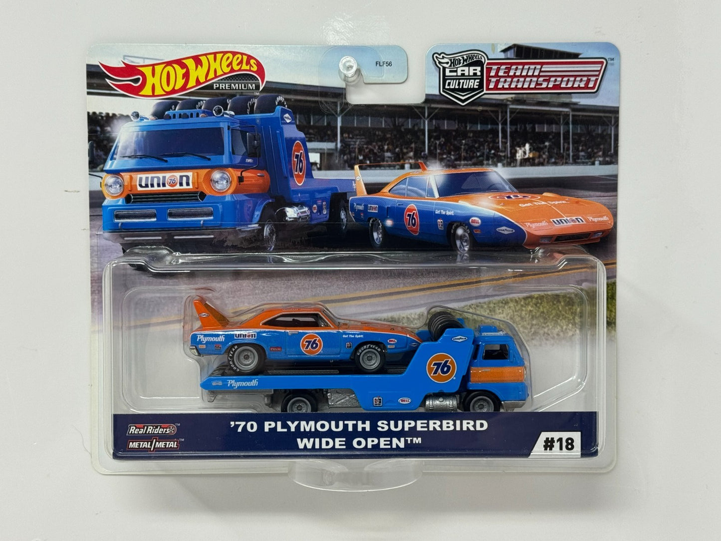 Hot Wheels Premium Team Transport #18 1970 Plymouth Superbird 1:64 Diecast