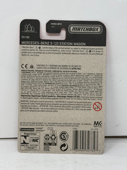 Matchbox Mercedes-Benz S123 Station Wagon 1:64 Diecast
