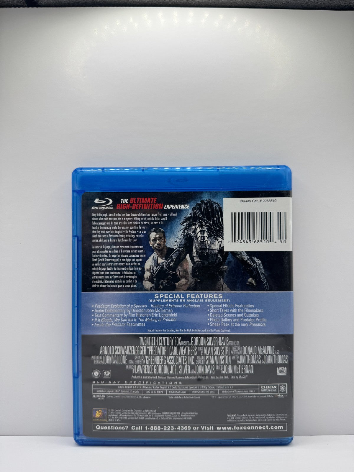 Predator (Blu-ray) Arnold Schwarzenegger Action