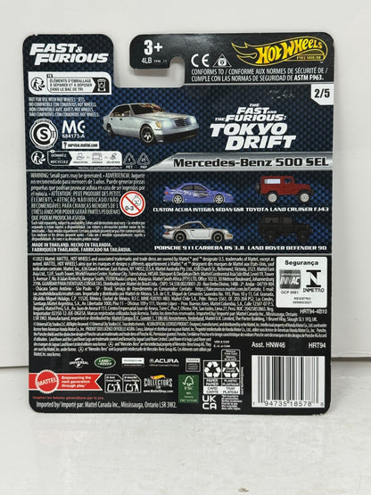 Hot Wheels Premium Fast & Furious Mercedes-Benz 500 SEL 1:64 Diecast