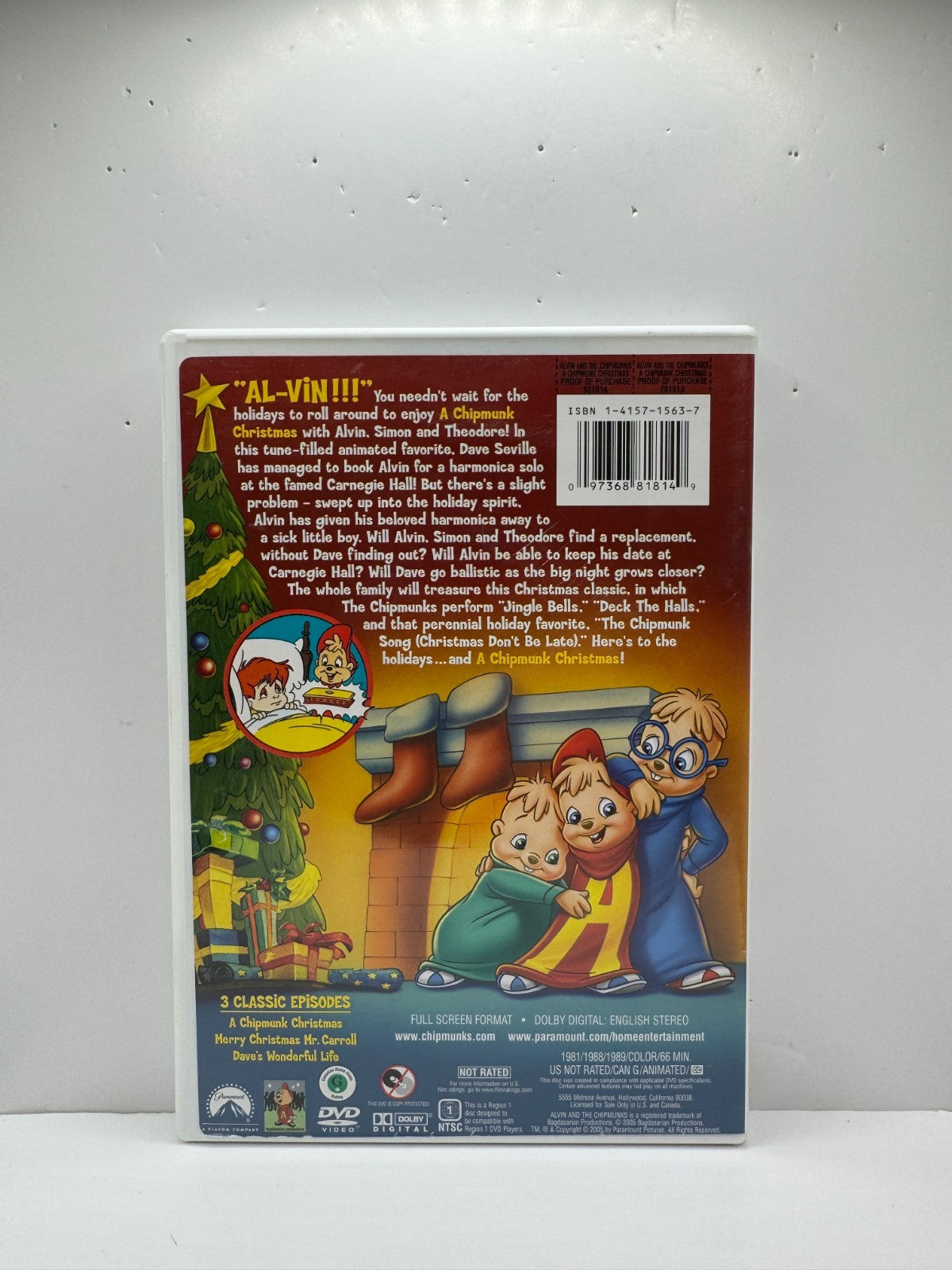 Alvin and the Chipmunks Chipmunk Christmas (DVD) Kids