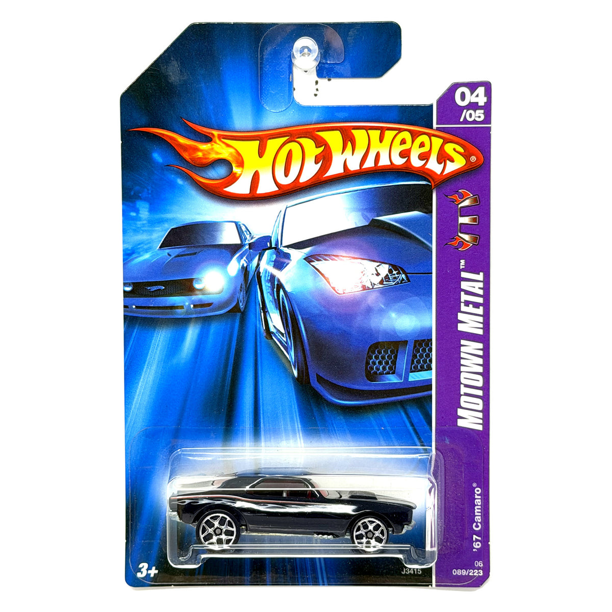 Hot Wheels Motown Metal 1967 Chevrolet Camaro 1:64 Diecast Black V3
