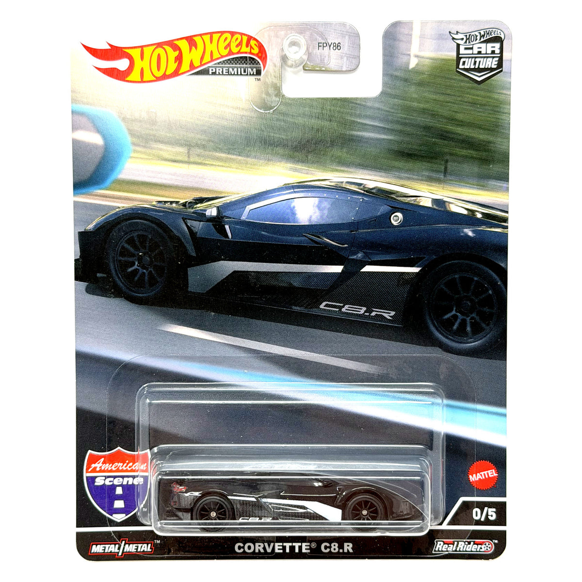 Hot Wheels Premium American Scene Chevrolet Corvette C8.R CHASE 0/5 1:64 Diecast