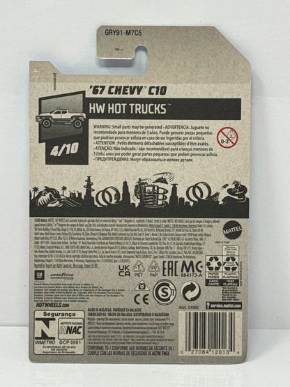 Hot Wheels HW Hot Trucks 1967 Chevy C10 1:64 Diecast