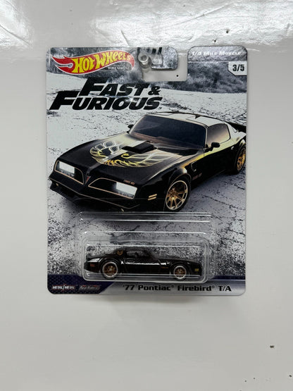 Hot Wheels Premium Fast & Furious 1977 Pontiac Firebird T/A 1:64 Diecast