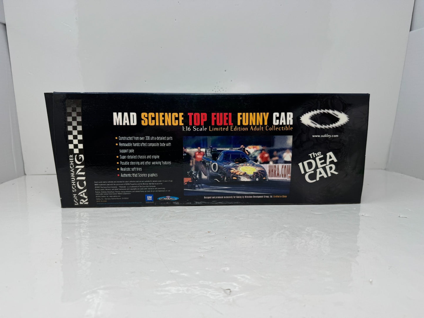 Milestone Scotty Cannon NHRA Oakley Mad Science Idea Car Funny Car 1:16 Scale