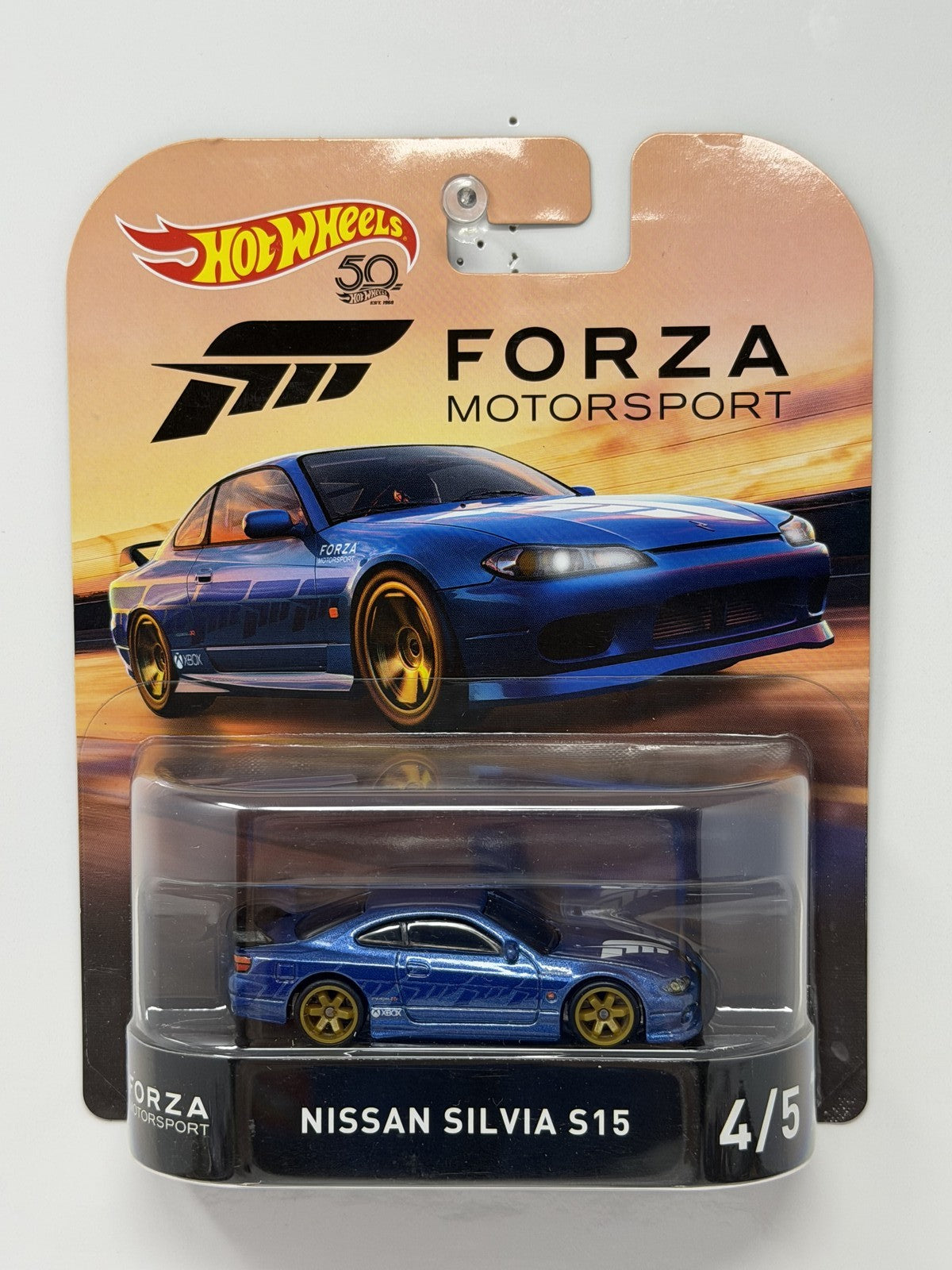 Hot Wheels Retro Entertainment Forza Nissan Silvia S15 1:64 Diecast Blue