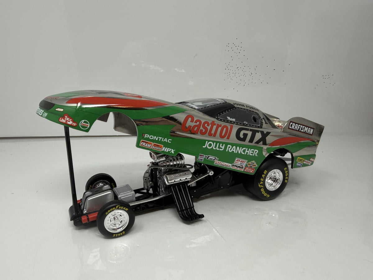 Action NHRA Historical John Force 1995 Pontiac Firebird Chrome 1:24 Diecast