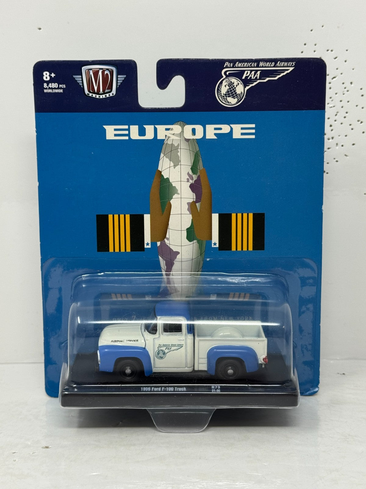 M2 Machines Europe 1956 Ford F-100 Truck 1:64 Diecast