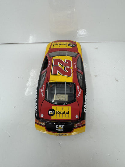 Racing Champions Nascar Ward Burton #22 The Cat Rental Store 1:24 Diecast