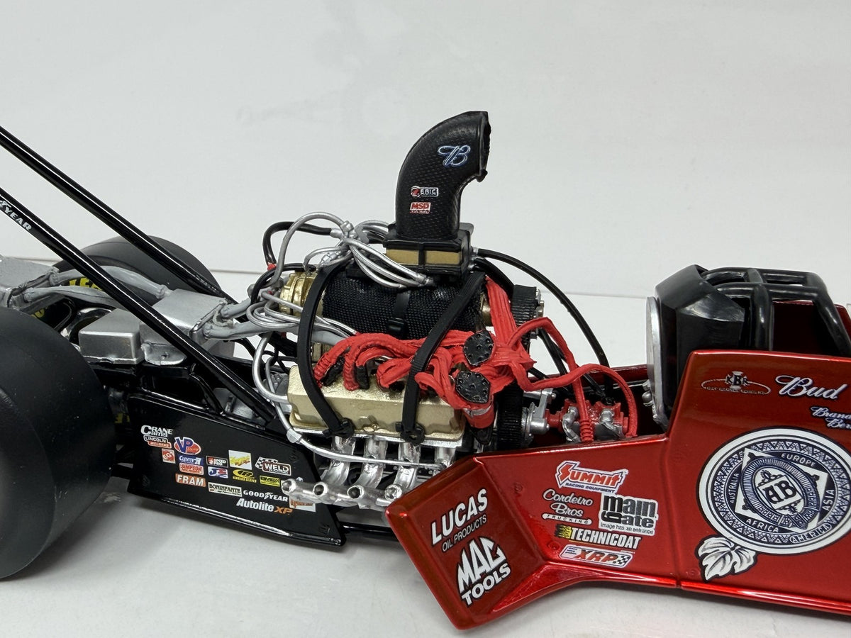 Action NHRA Bernstein Budweiser Top Fuel Dragster 1:24 Diecast Liquid Color