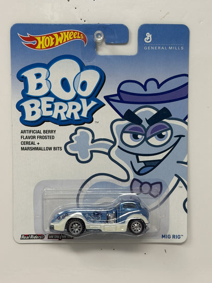 Hot Wheels General Mills Boo Berry Mig Rig 1:64 Real Riders