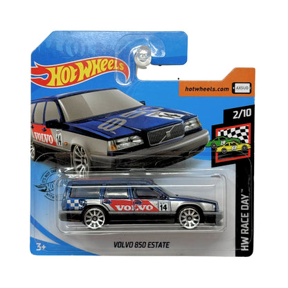 Hot Wheels Race Day Volvo 850 Estate 1:64 Diecast Short Card