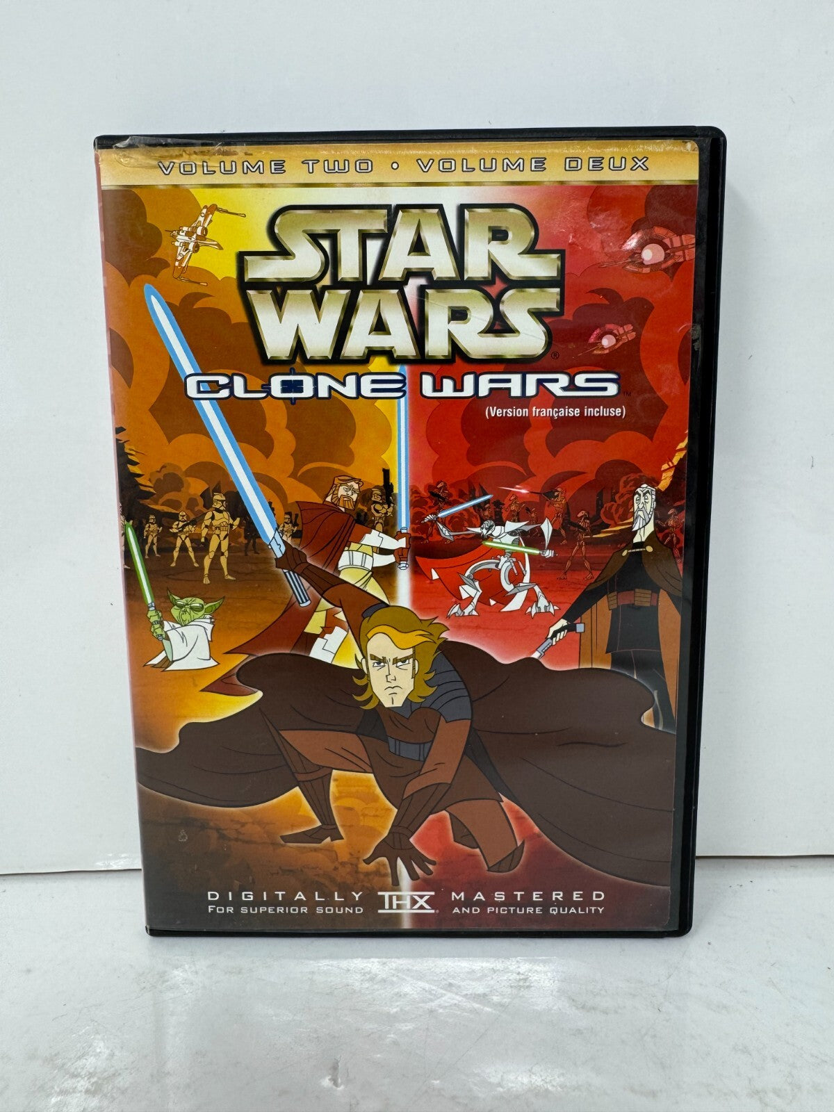 Star Wars: Clone Wars: Season 2 (DVD) Kids Cartoon Good Condition!!!