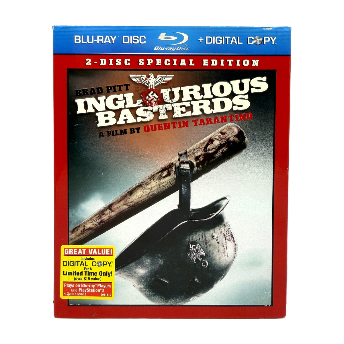 Inglourious Basterds 2-Disc Special Edition (Blu-ray) Brad Pitt War