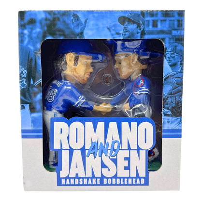 BDA Sports Toronto Blue Jays Jordan Romano & Danny Jansen Handshake Bobblehead