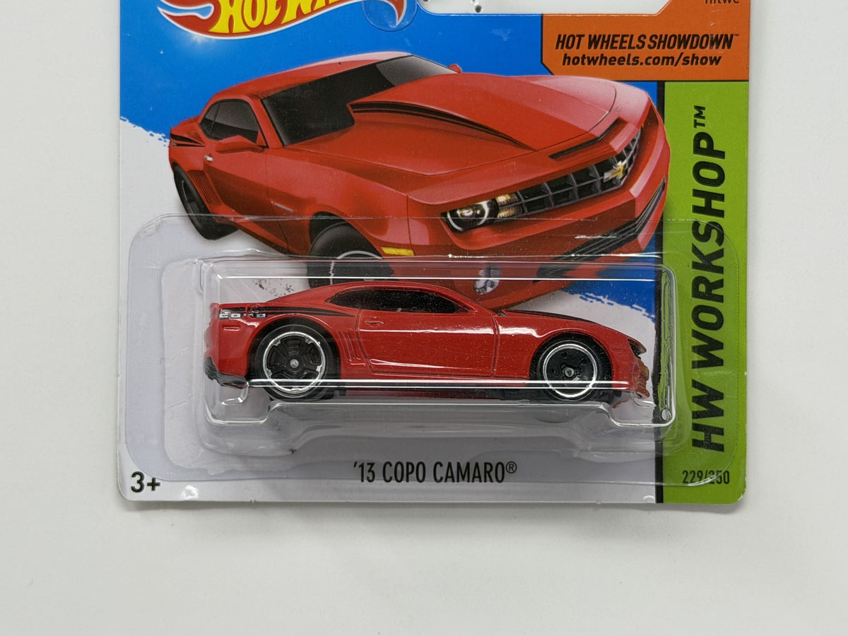 Hot Wheels HW Workshop 2013 COPO Camaro 1:64 Diecast Red Short Card