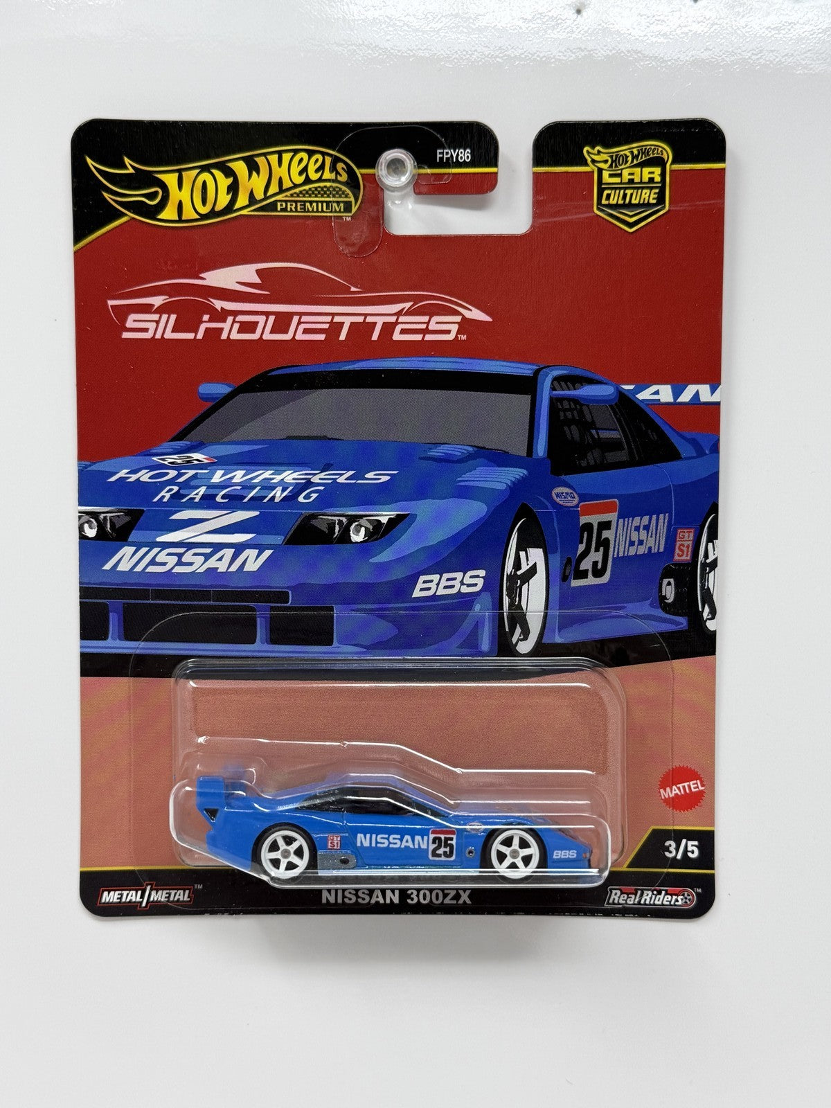 Hot Wheels Premium Silhouettes Nissan 300ZX 1:64 Diecast