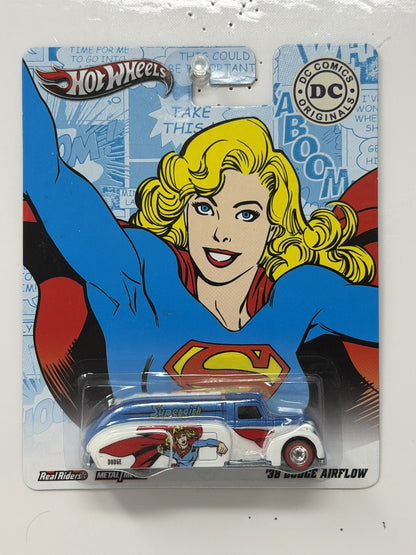 Hot Wheels DC Originals Supergirl 1938 Dodge Airflow 1:64 Diecast Real Riders