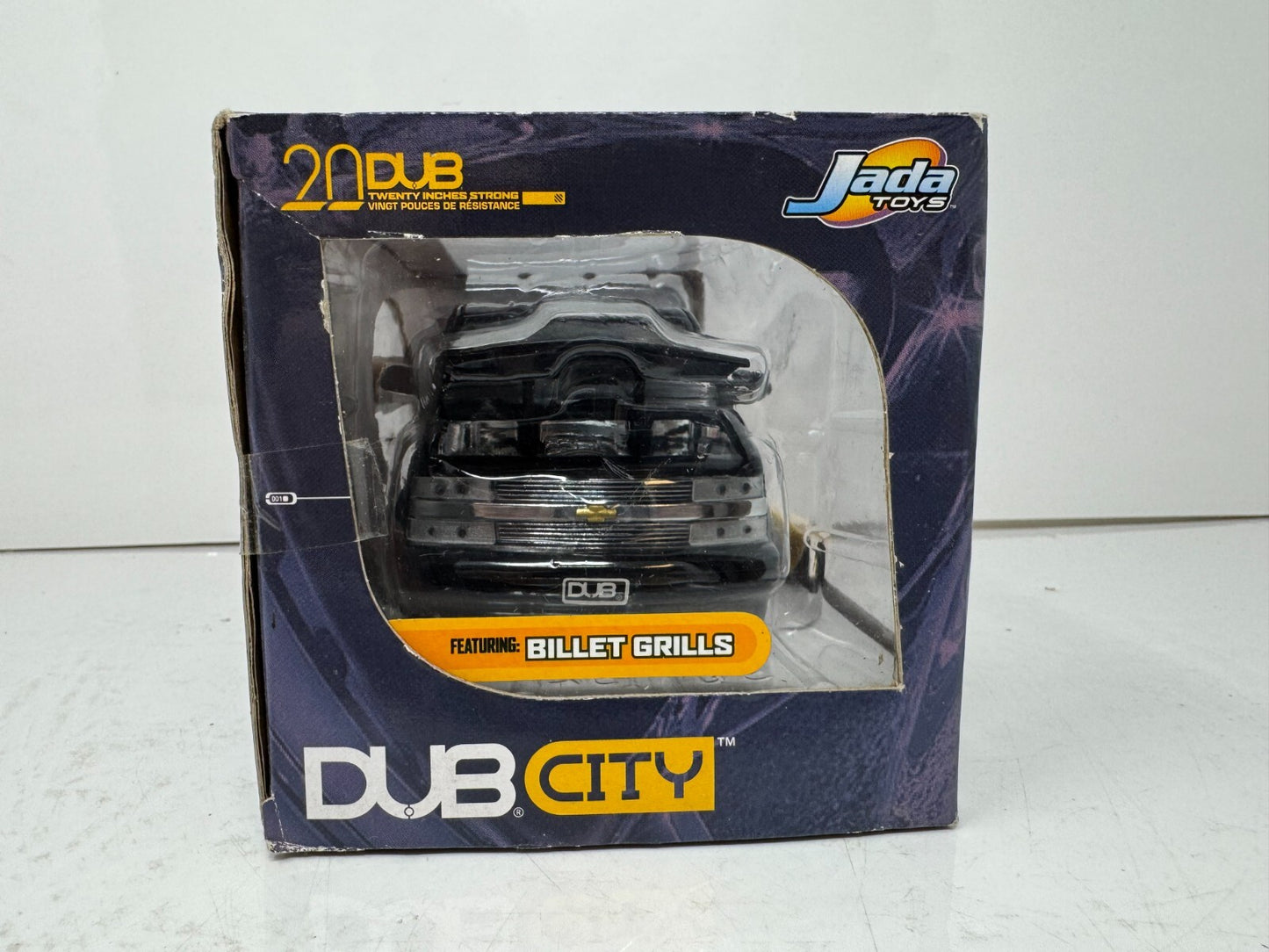 Jada Dub City 2001 Chevy Astro Van 1:24 Diecast KMC Wheels 20 Inch SS Rims