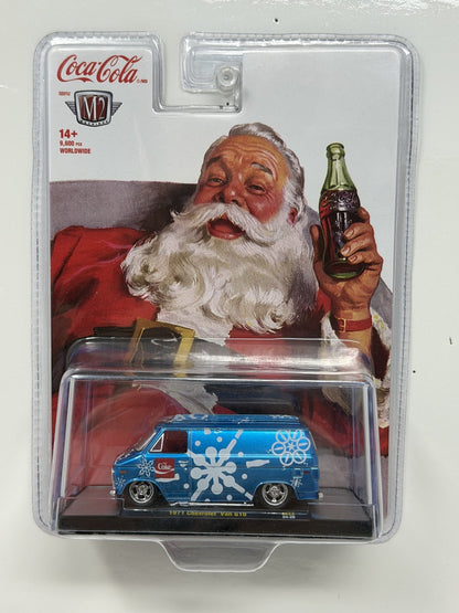 M2 Machines Coca-Cola Santa 1971 Chevrolet Van G10 1:64 Diecast