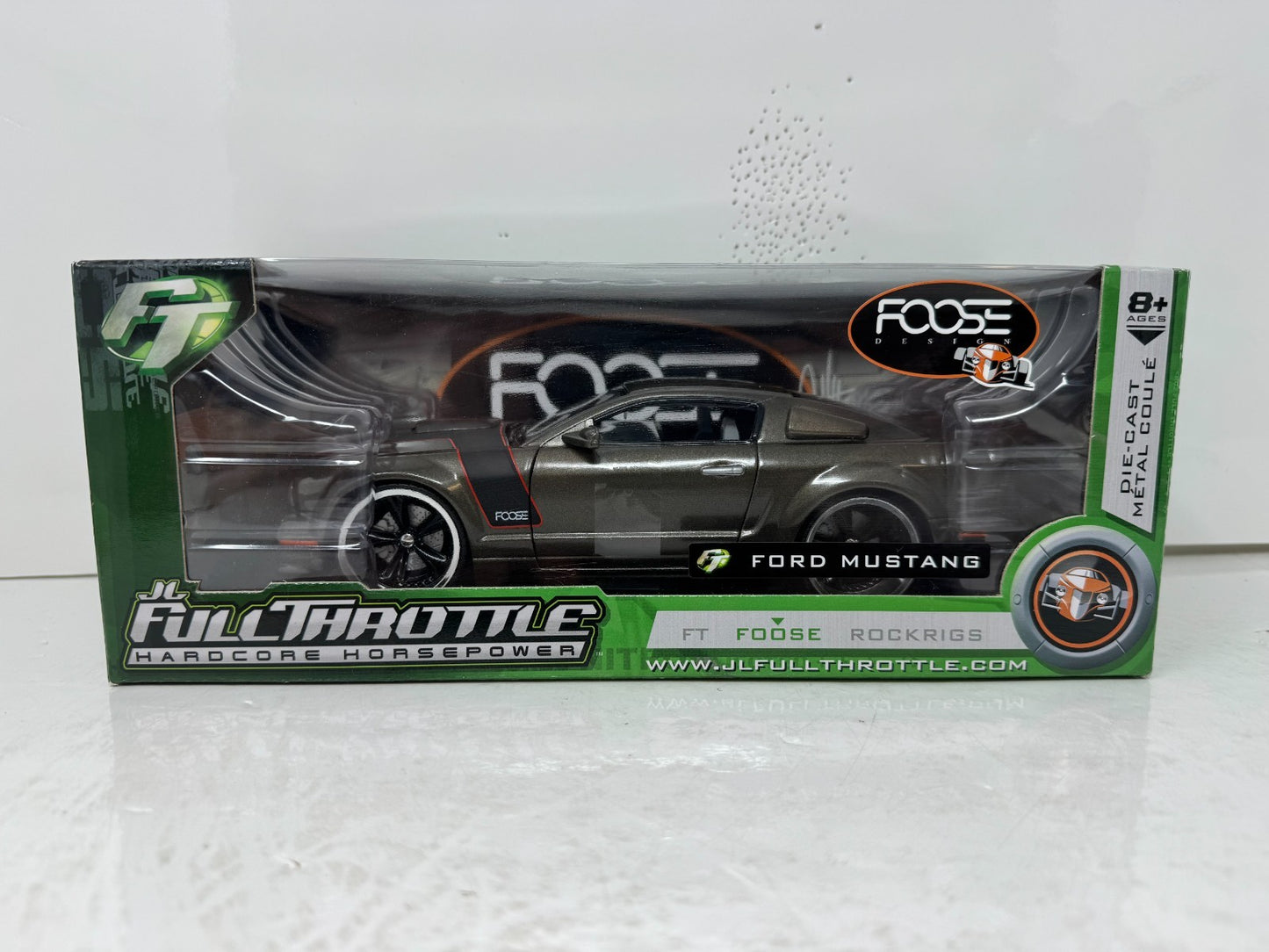 JL Full Throttle Foose Design Ford Mustang 1:18 Diecast