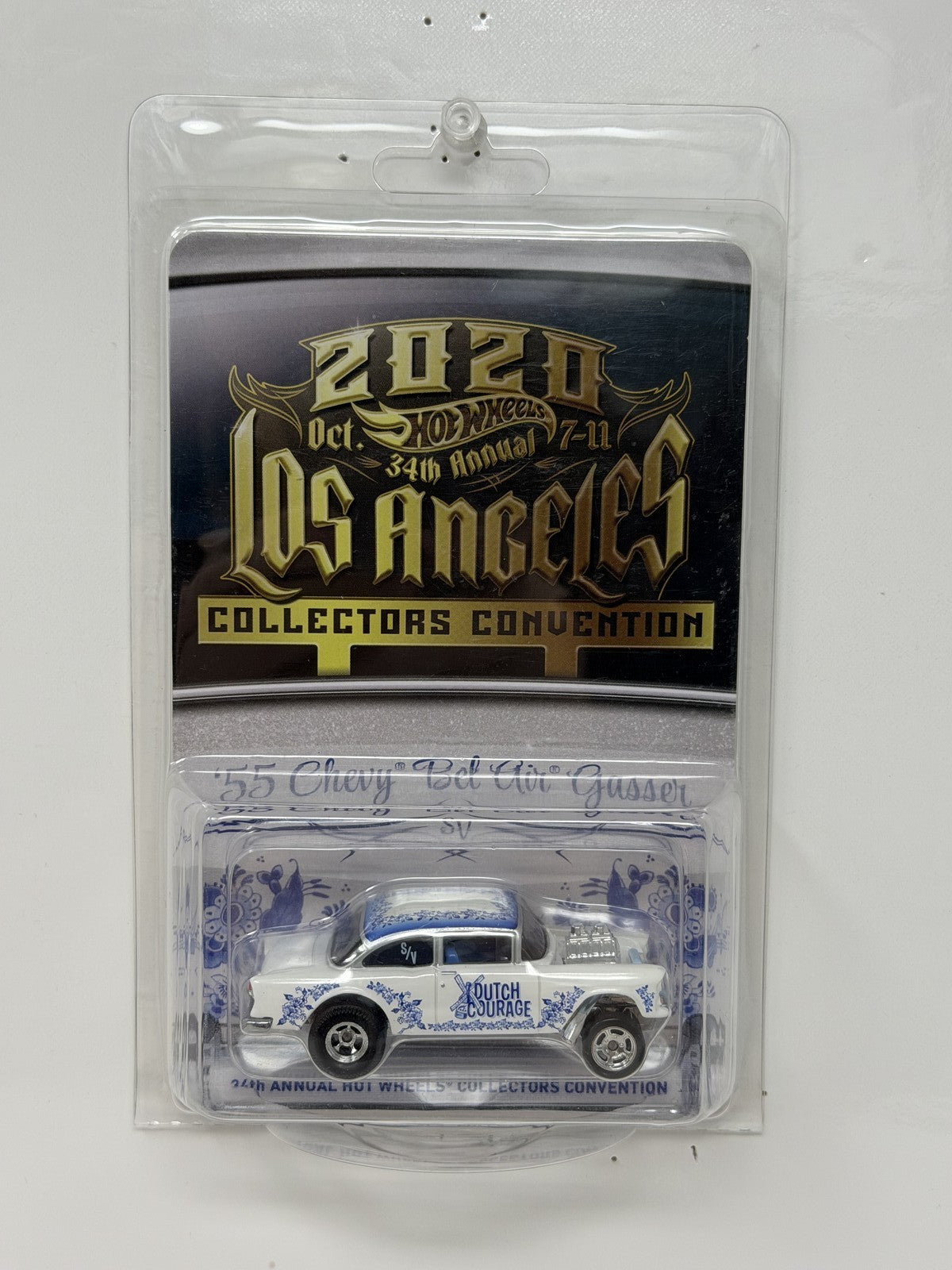 Hot Wheels 2020 34th Collector Convention 1955 Chevy Bel Air Gasser 1:64 Diecast