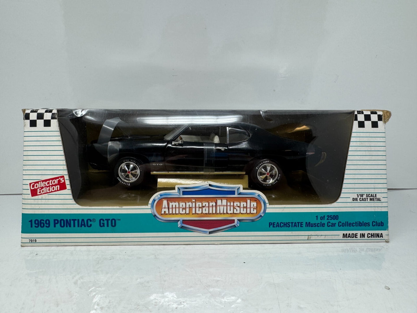 American Muscle 1969 Pontiac GTO Peachstate Collectibles Club Ertl 1:18 Diecast