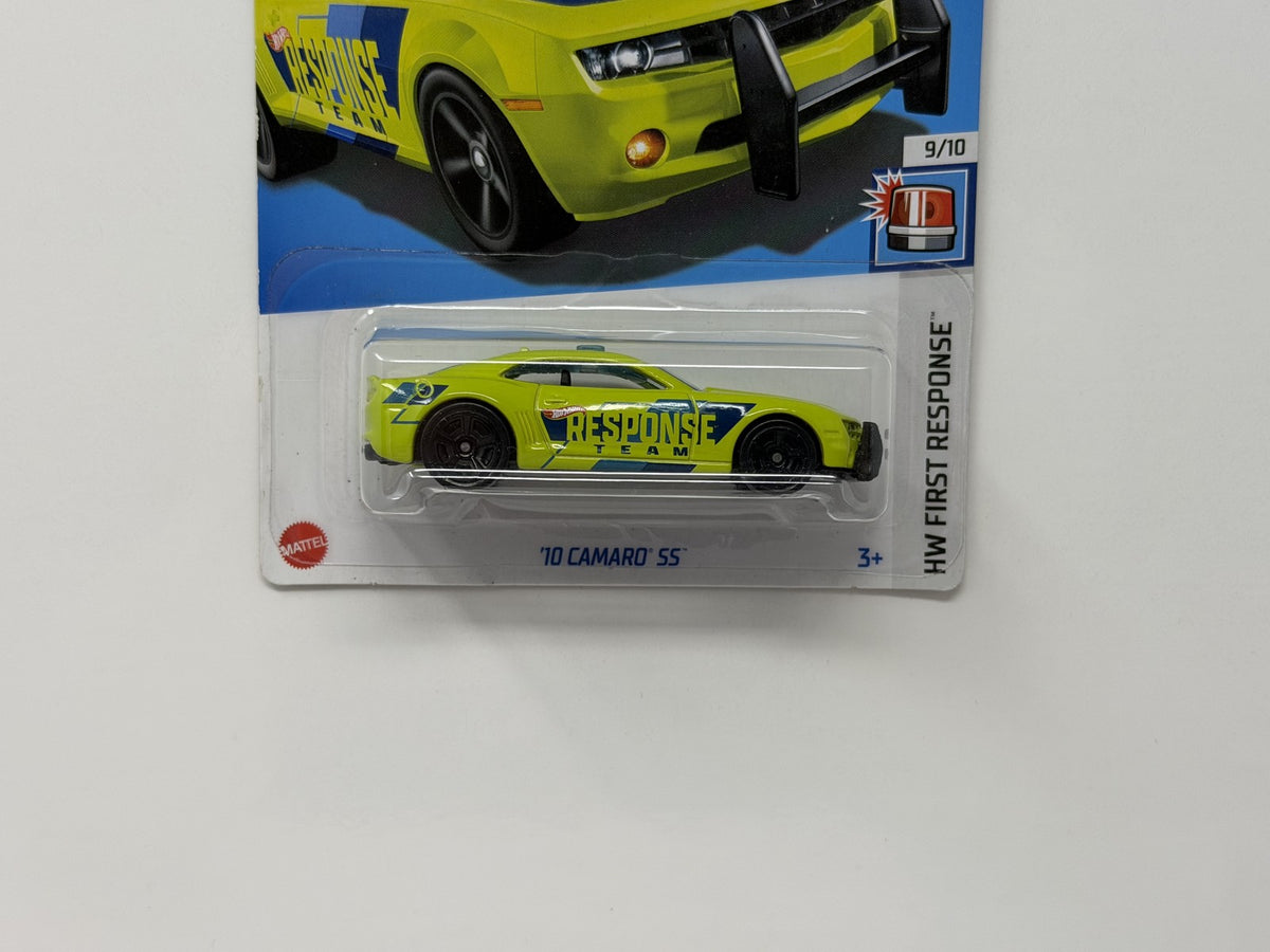 Hot Wheels HW First Response 2010 Chevrolet Camaro SS 1:64 Diecast Lime
