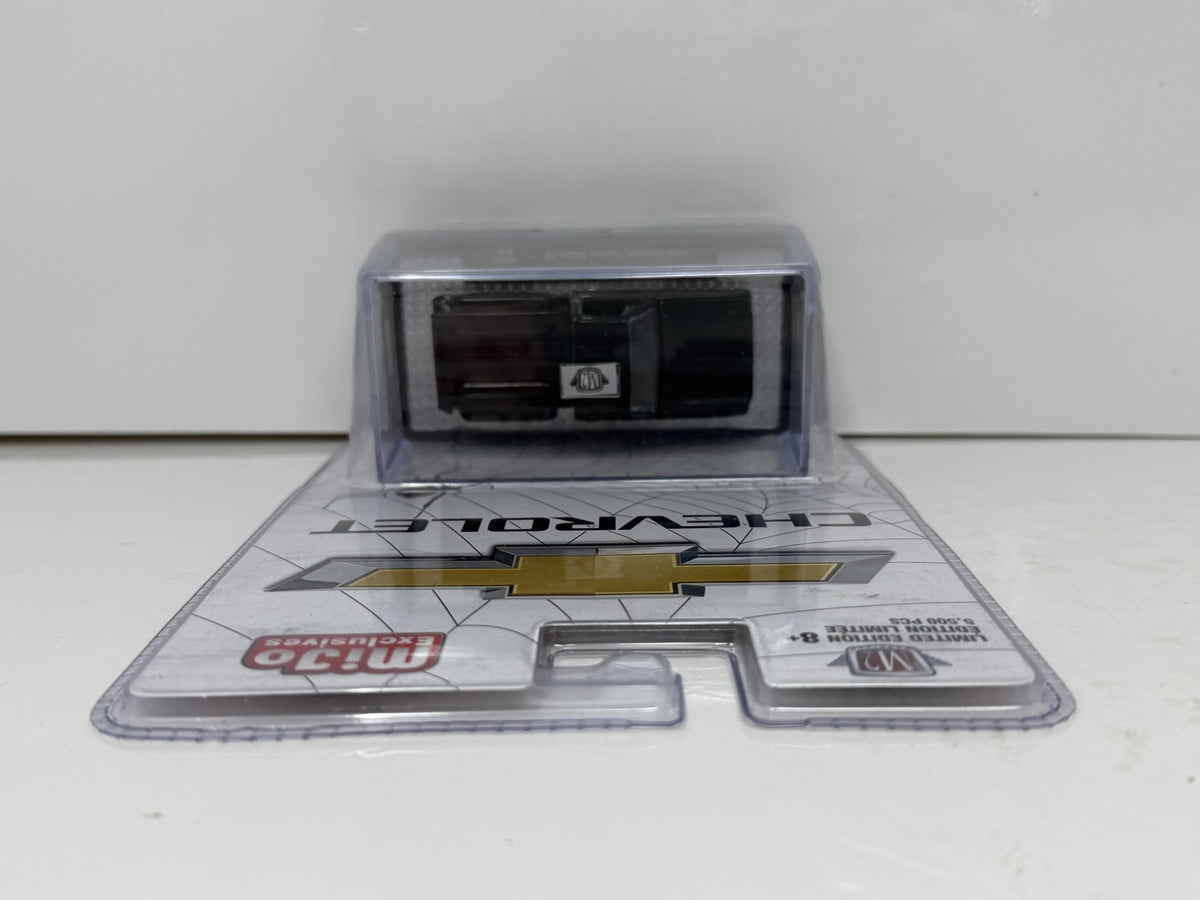 M2 Machines MiJo Black Widow 1973 Chevrolet Custom Deluxe 10 1:64 Diecast