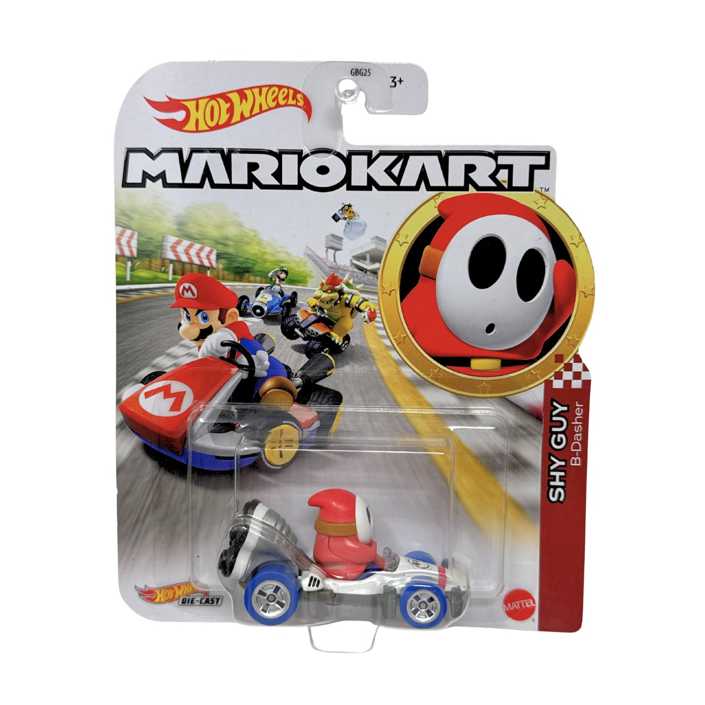 Hot Wheels Mario Kart Shy Guy B-Dasher 1:64 Diecast