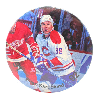 Brian Skrudland Montreal Canadiens NHL Pin-back Button UDT1