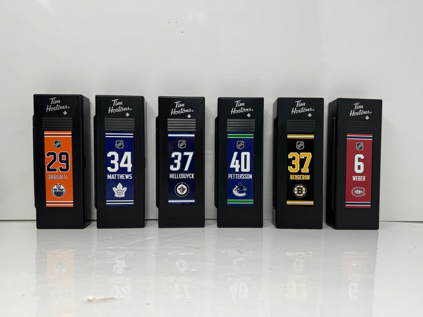 2019 2020 Tim Hortons NHL Collectible Mini Hockey Sticks Full Set (12) No Boxes