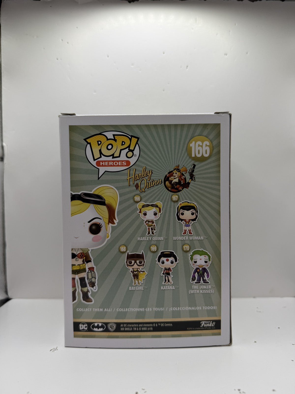 Funko Pop! Heroes DC Comics Bombshells #166 Harley Quinn Mygeekbox Vinyl Figure