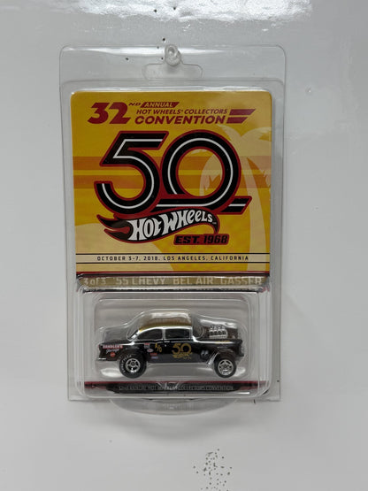 Hot Wheels 2018 32nd Collector Convention 1955 Chevy Bel Air Gasser 1:64 Diecast