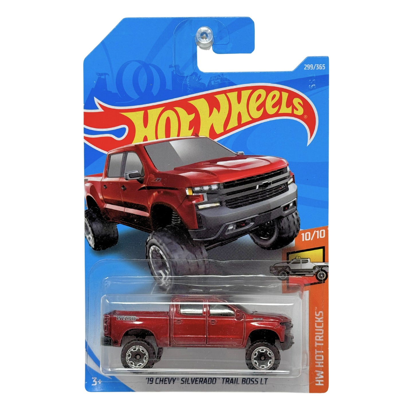 Hot Wheels HW Hot Trucks 2019 Chevy Silverado Trail Boss LT 1:64 Diecast